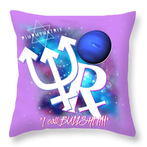 Neptune Retrograde  - Throw Pillow